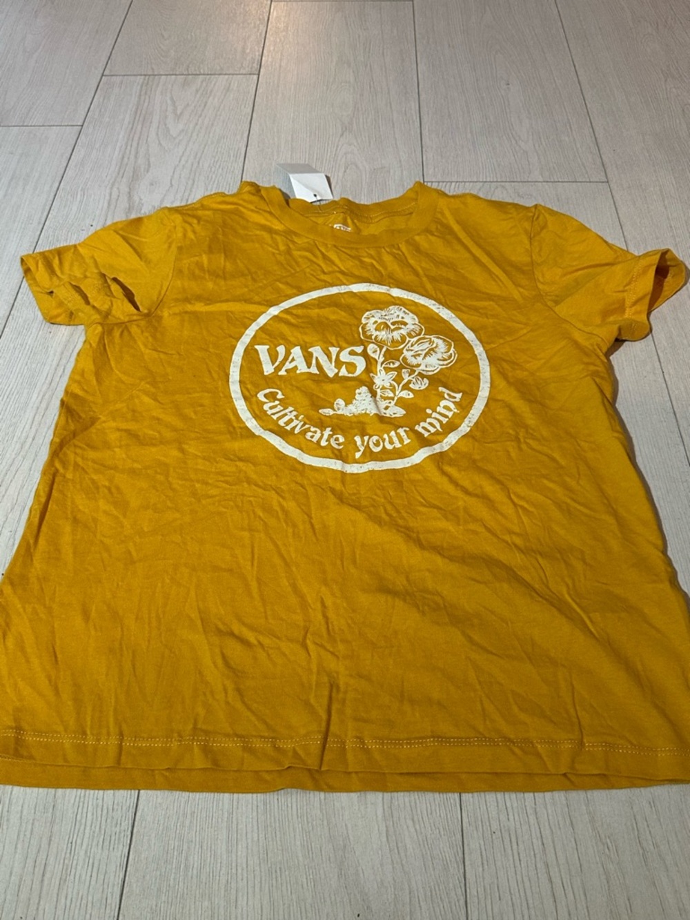 New Vans mustard yellow top